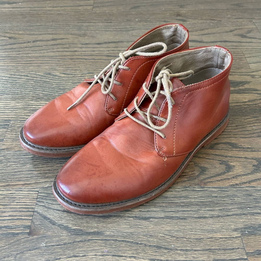 Deer Stags Kids Brown Dress Shoes